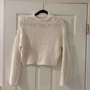 Anthropology White Sweater